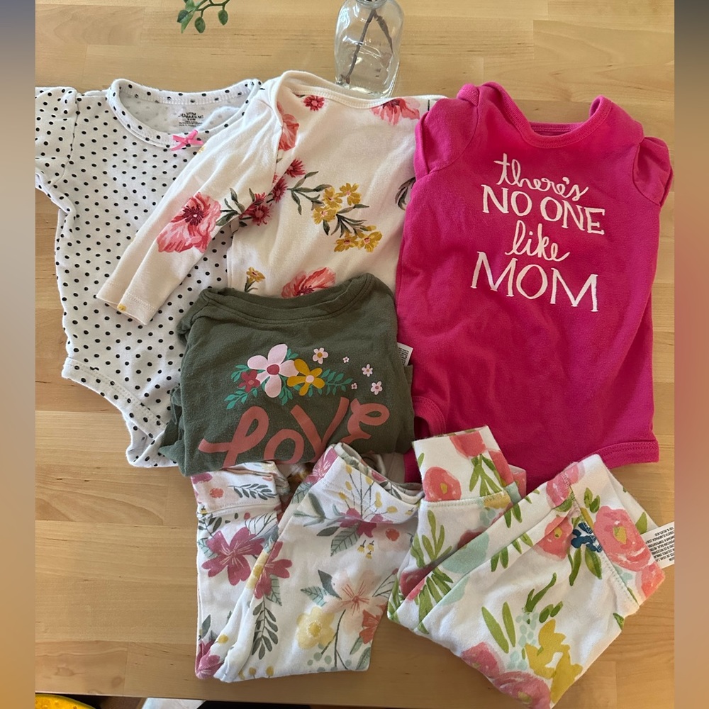 Bundle of Baby Girl 3-6mo Clothes